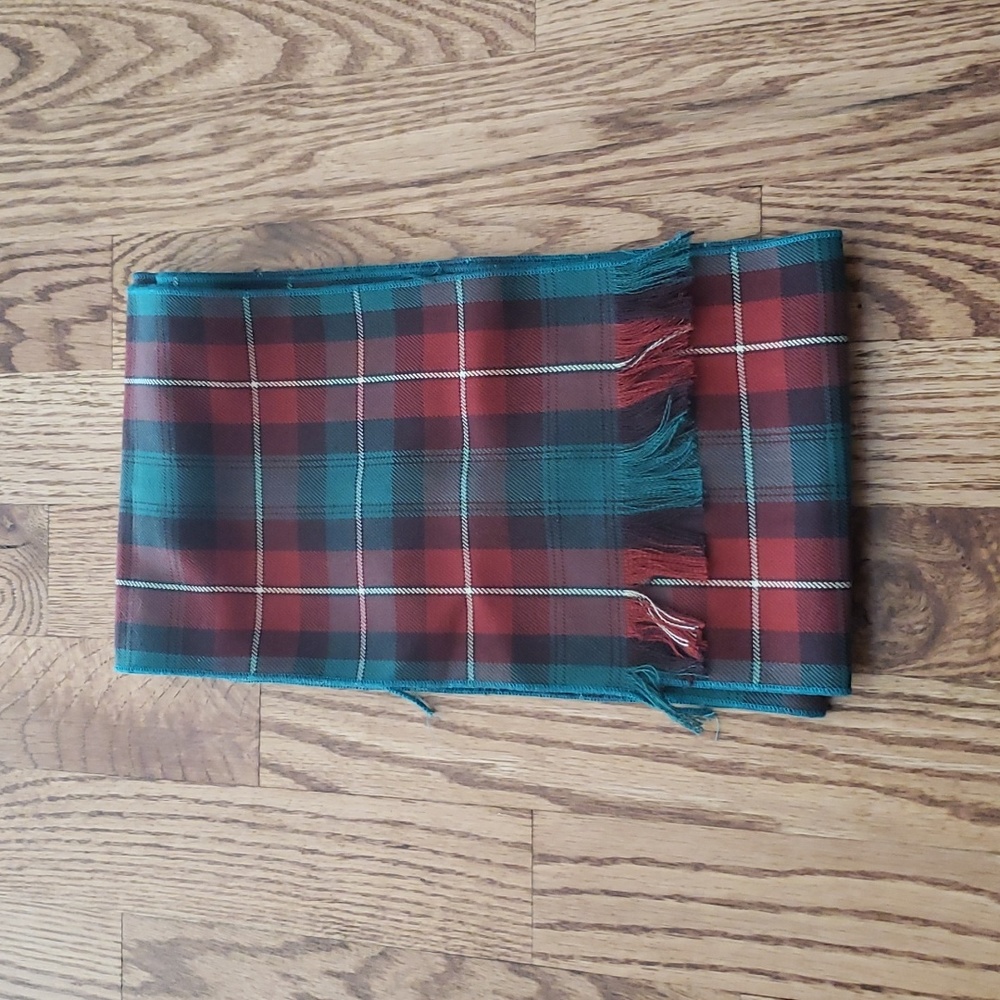Tartan Print Fringe Plaid Lumberjack Traditional Fashion